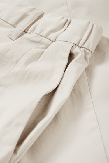 Uomo - Pantaloni cargo - relaxed fit - beige chiaro
