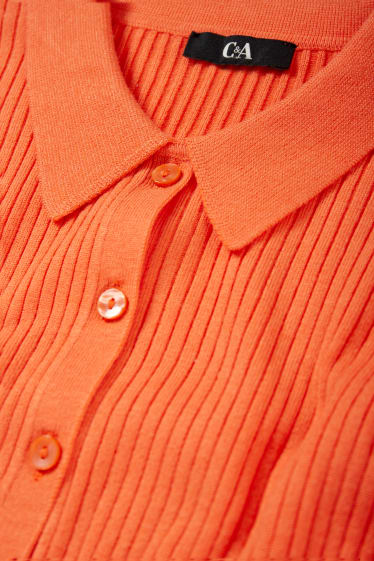 Damen - Basic-Pullover - orange