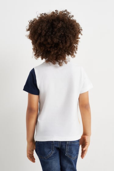 Niños - Dinosaurio - camiseta de manga corta - blanco
