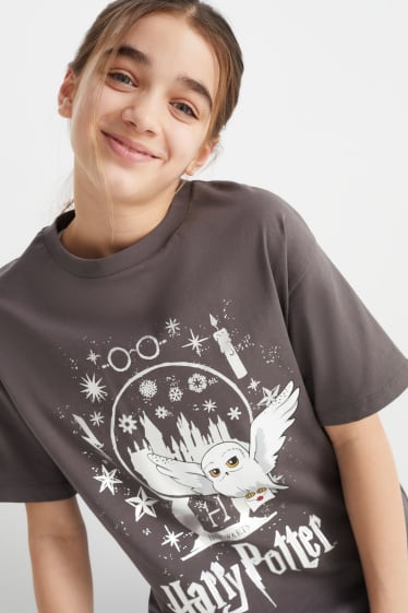Kinderen - Harry Potter - T-shirt - donkergrijs