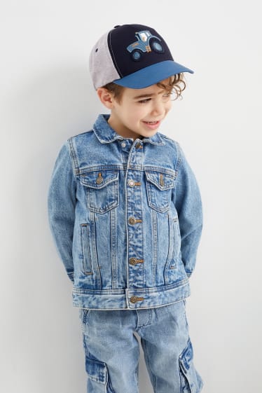 Children - Tractor - baseball cap - dark blue