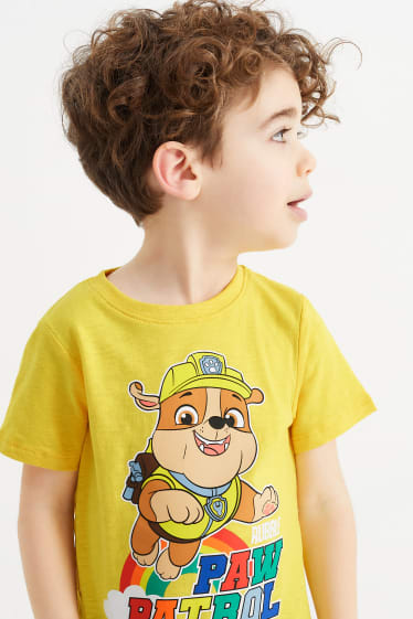Niños - La Patrulla Canina - camiseta de manga corta - amarillo