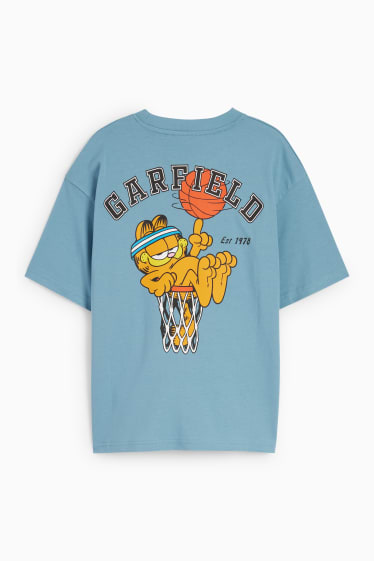 Kinderen - Garfield - T-shirt - blauw