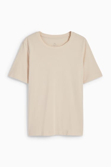Donna - T-shirt basic - beige chiaro