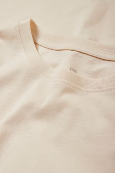 Femmes - T-shirt basique - beige clair