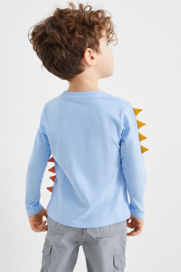 Nen/a - Dinosaures - samarreta de màniga llarga - blau clar