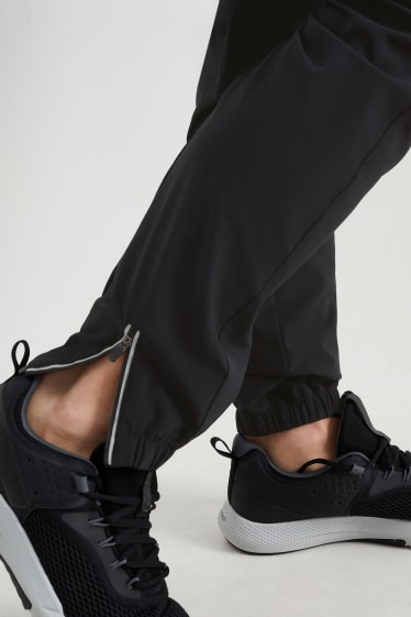 Hommes - Pantalon de sport - 4 Way Stretch - Flex - noir