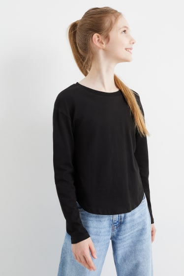 Children - Long sleeve top - black