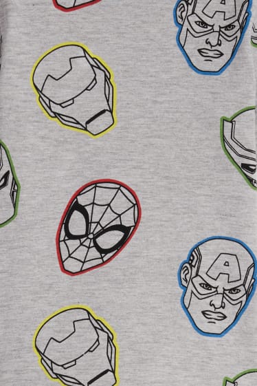 Niños - Pack de 5 - Marvel - camisetas de manga corta - blanco