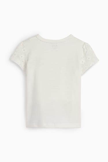 Nadons - Flamencs - samarreta de màniga curta per a nadó - blanc trencat
