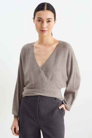 Femmes - Pull - taupe
