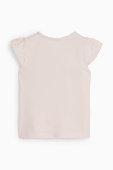 Niemowlęta - Flamingi - koszulka niemowlęca z krótkim rękawem - jasnoróżowy