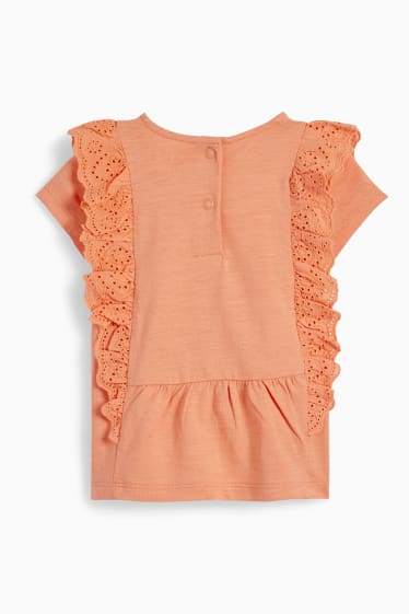 Babys - Baby-Kurzarmshirt - orange