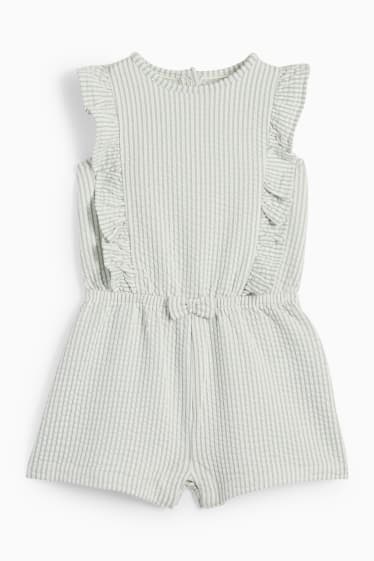 Babies - Baby jumpsuit - striped - mint green