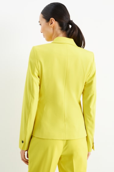 Damen - Business-Blazer - tailliert - gelb