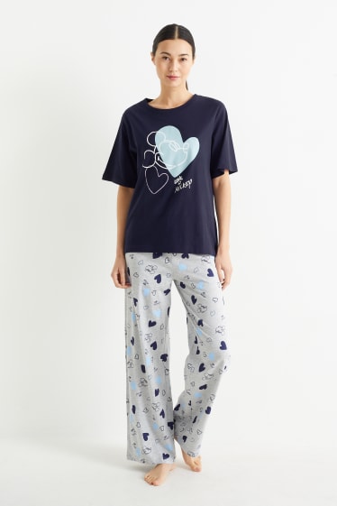 Mujer - Pijama - Mickey Mouse - azul oscuro