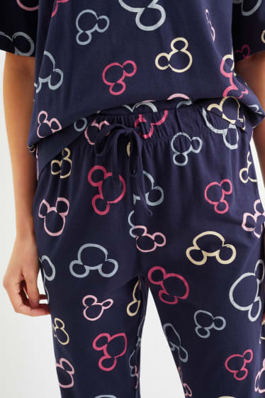 Femmes - Pyjama - Mickey Mouse - bleu foncé