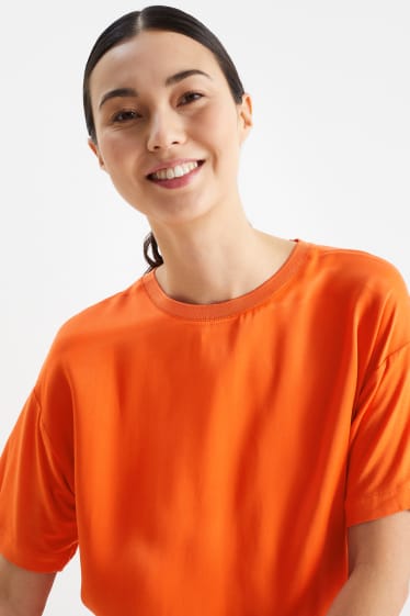 Mujer - Camiseta - naranja
