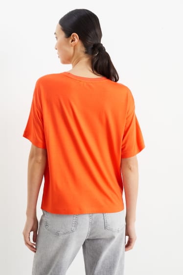 Mujer - Camiseta - naranja