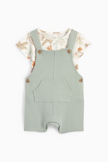 Babies - Jungle - baby outfit - 2 piece - cremewhite