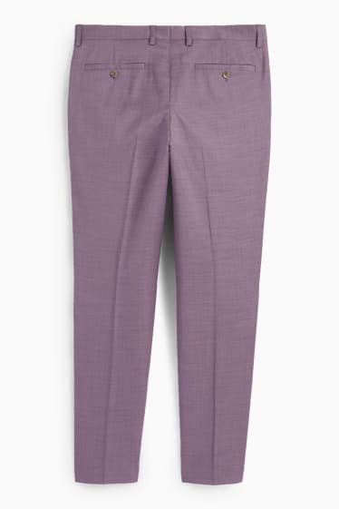 Men - Mix-and-match trousers - slim fit - Flex - LYCRA® - light violet