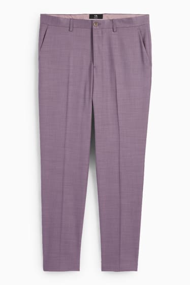 Men - Mix-and-match trousers - slim fit - Flex - LYCRA® - light violet