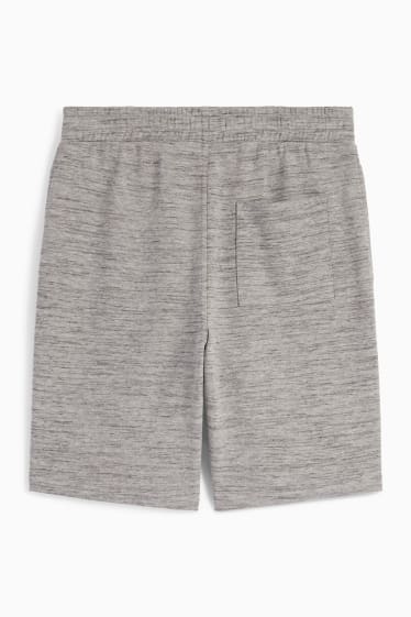 Hombre - Shorts deportivos - gris jaspeado