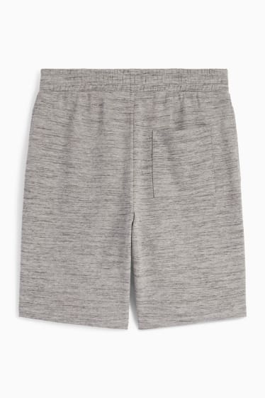 Herren - Sweatshorts - grau-melange