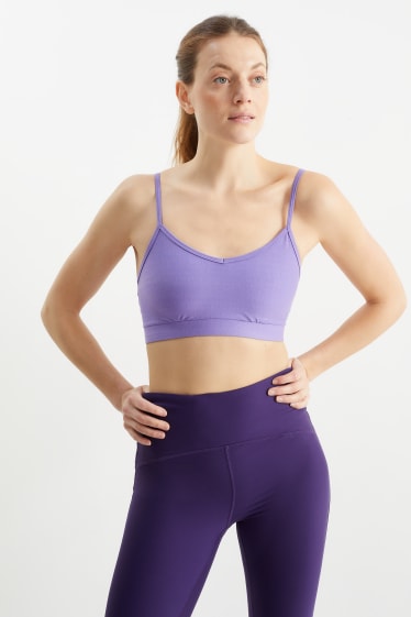 Donna - Reggiseno sportivo - viola