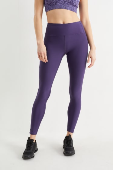 Women - Active leggings - 4 Way Stretch - purple