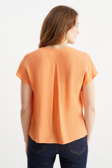 Damen - Bluse - orange