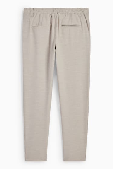 Hommes - Chino - tapered fit - beige clair