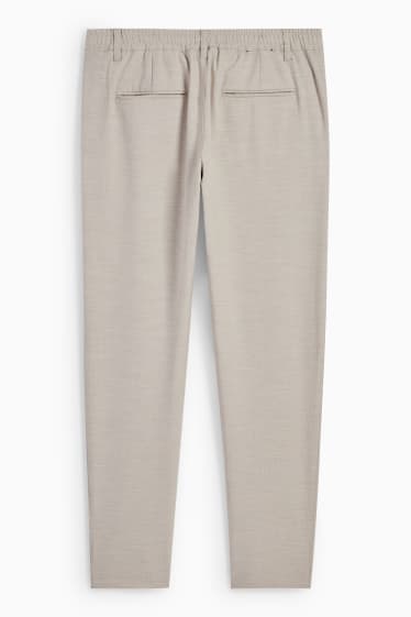 Heren - Chino - tapered fit - licht beige