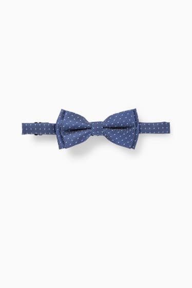 Children - Bow tie - polka dot - dark blue