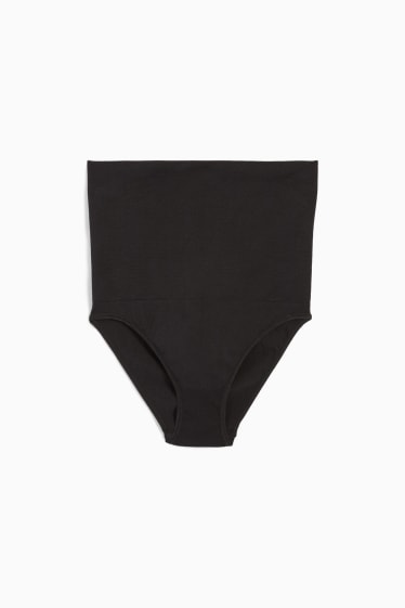 Femmes - Culotte gainante - sans coutures - noir