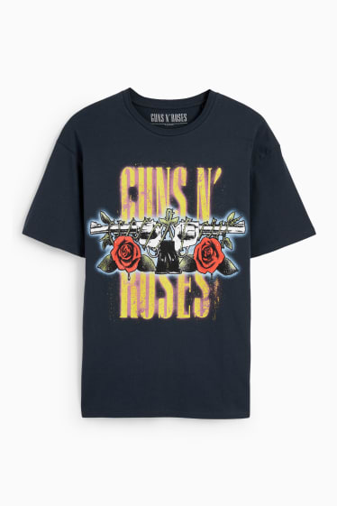 Uomo - T-shirt - Guns N' Roses - nero