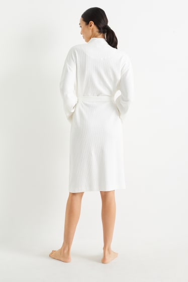 Women - Bathrobe - white