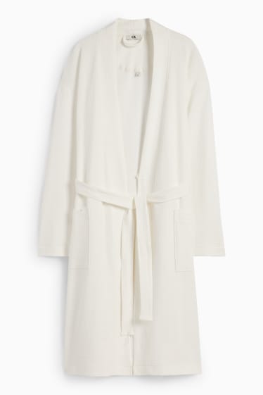 Women - Bathrobe - white