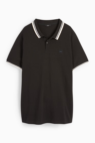 Men - Polo shirt - black