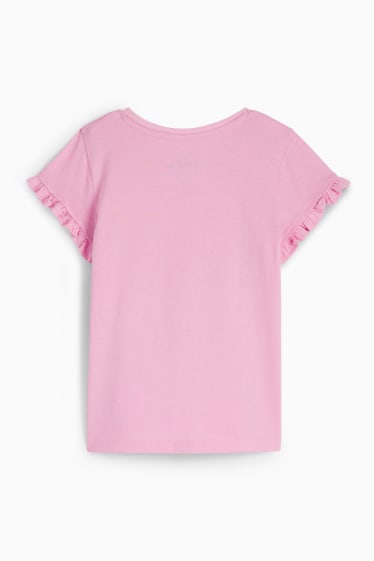 Dzieci - Kraina Lodu - koszulka z krótkim rękawem - różowy