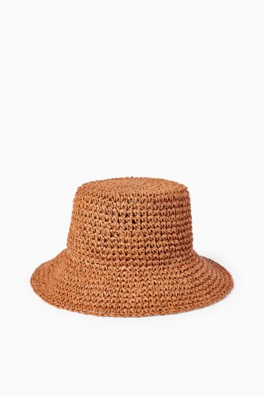 Mujer - Sombrero de paja - marrón