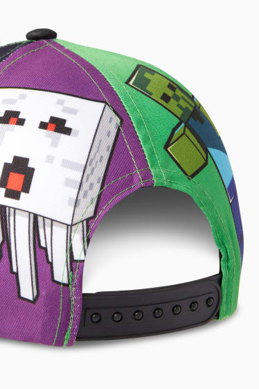 Kinder Jungen - Minecraft - Baseballcap - dunkelblau