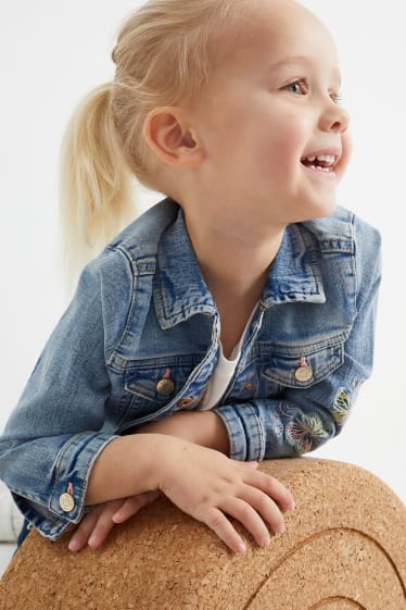 Bambini - Farfalle - giacca di jeans - jeans azzurro
