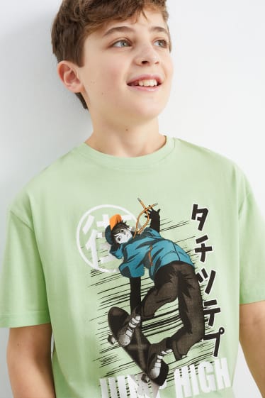 Dzieci - Skater - koszulka z krótkim rękawem - jasnozielony