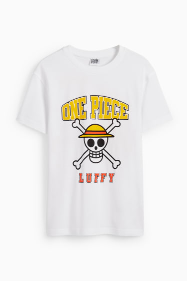 Dzieci - One Piece - koszulka z krótkim rękawem - biały