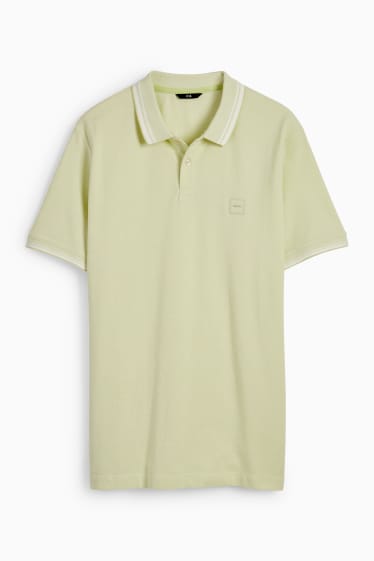 Heren - Poloshirt - mintgroen