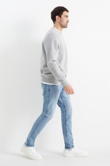 Herren - Slim Tapered Jeans - LYCRA® - helljeansblau
