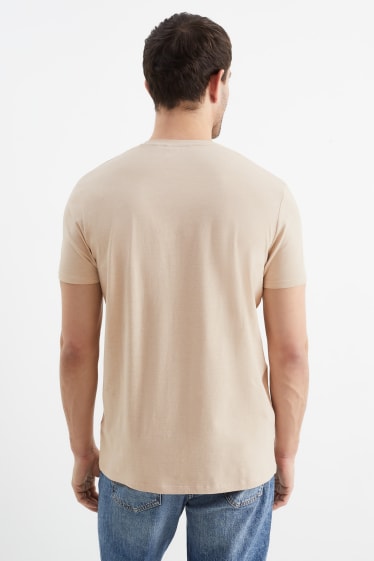 Heren - T-shirt - Flex - beige