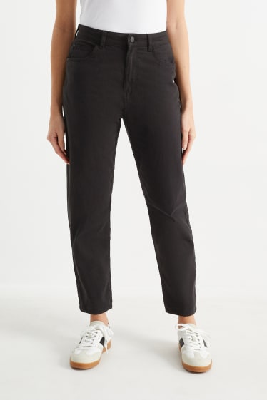 Mujer - Mom jeans - high waist - negro