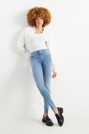 Dona - Paquet de 3 - jegging jeans - mid waist - texà blau clar